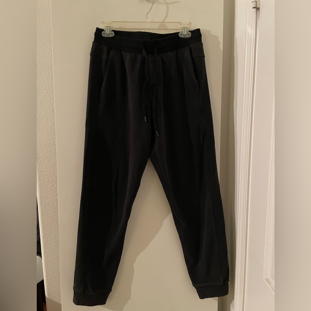 Black Cotton Sweats/Sweatpants Track Pants Joggers Unisex Medium